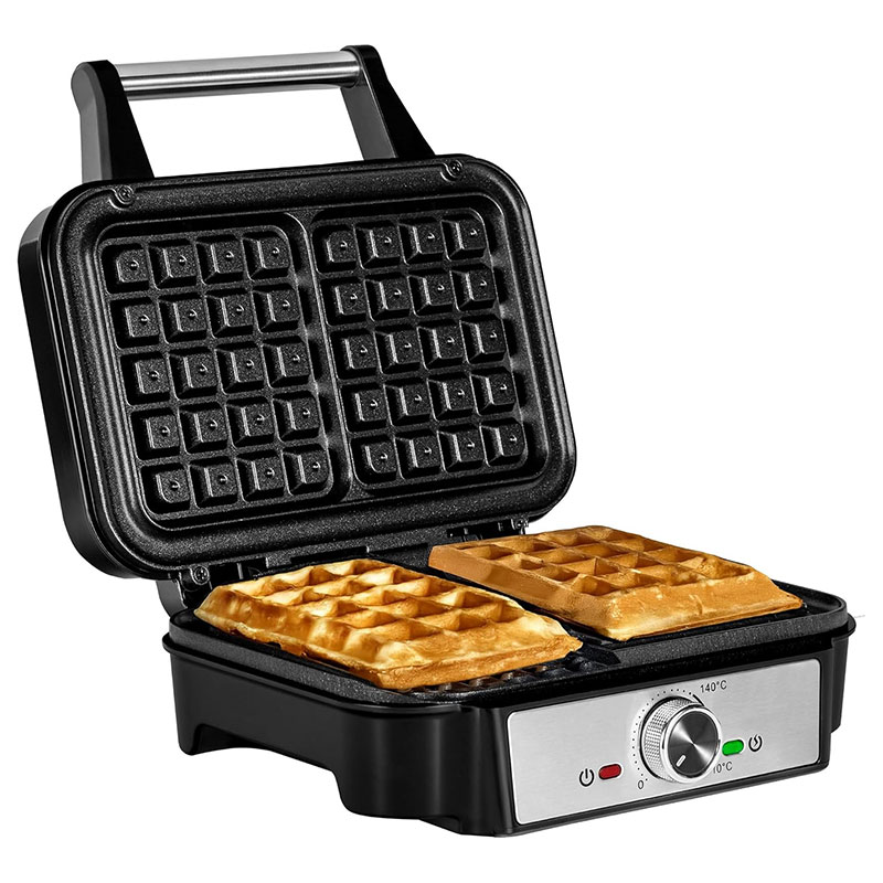 Appareil à Gaufres ZEEGMA GOFREE CHEF 1200W - Noir - ZEEGMA