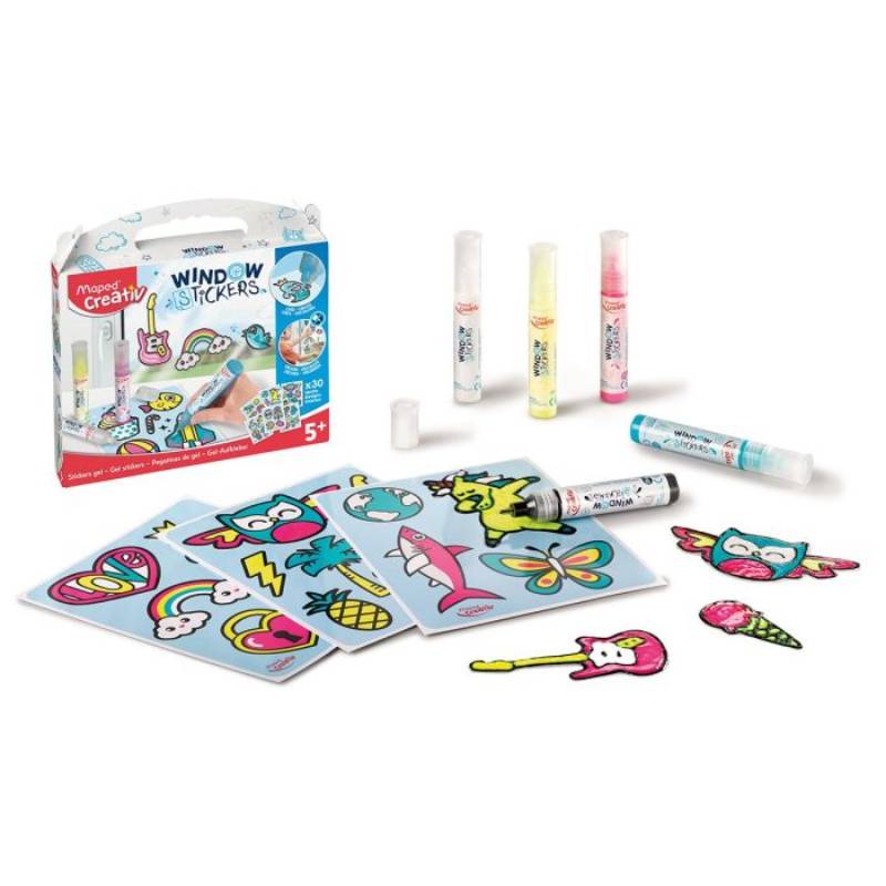 Gel Stickers Color & Stick MAPED Boite En Carton - 907036
