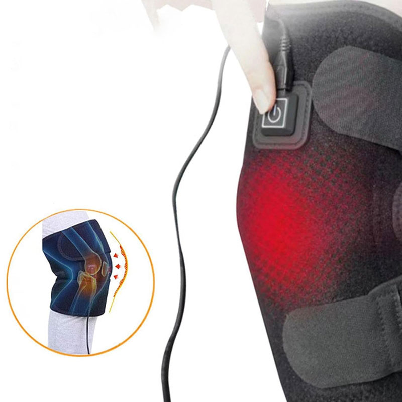 Genouillère Chauffante et Compressive SC-113 - Noir