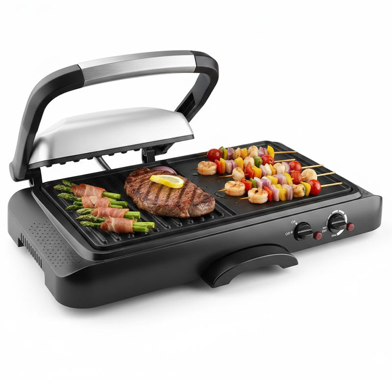 Grill & Plancha Électrique Multifonction 2-en-1 DSP KB1050 1650W - DSP