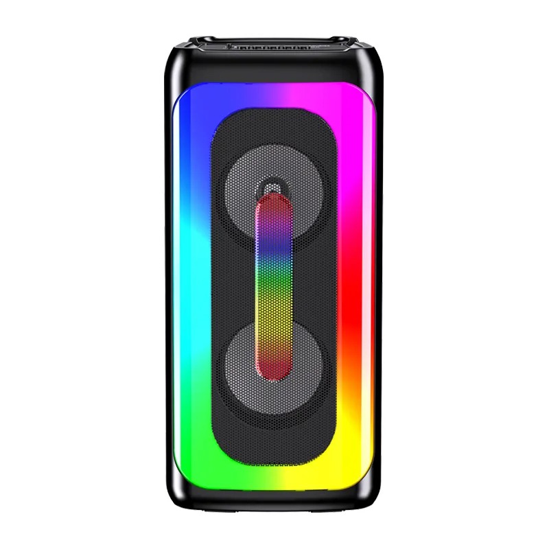 Haut parleur Sans Fil Portable KAKU KK-4202 à lumière colorée - Noir