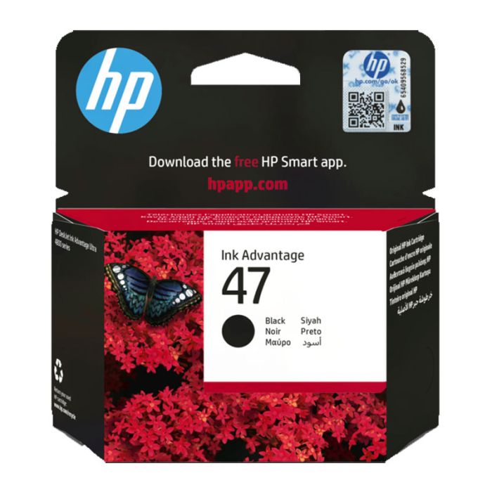 Cartouche d'encre Original HP 47 - Noir (6ZD21AE) - HP