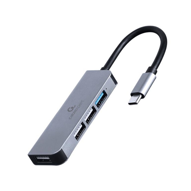 hub GEMBIRD USB TYPE-C A 1x USB 3.1 + 3x USB 2.0 - 4 Ports - GEMBIRD