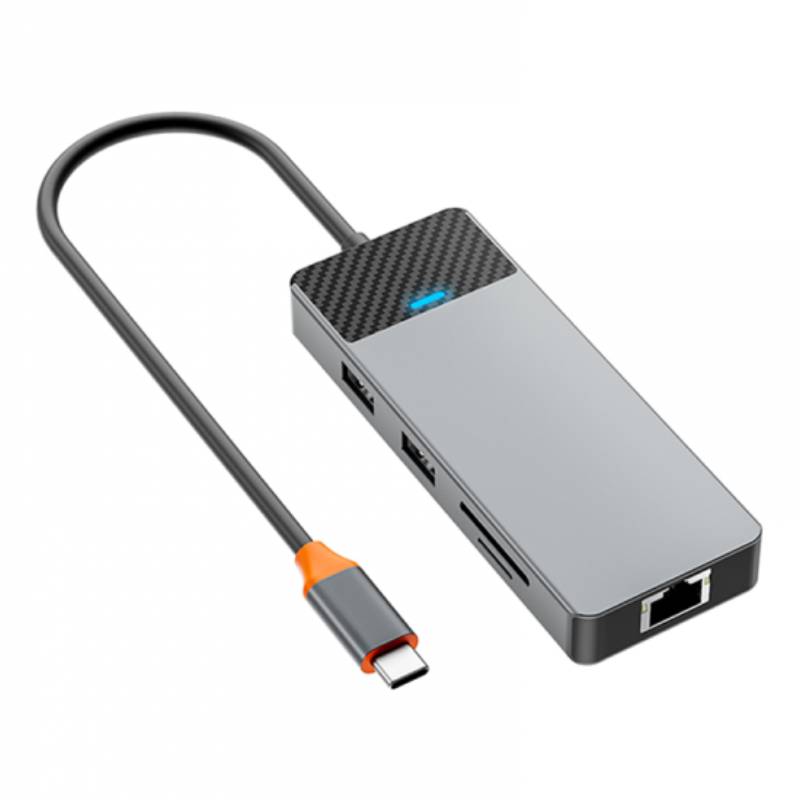 Hub USB Type-C WIWU A923RPT 9en1 - Gris
