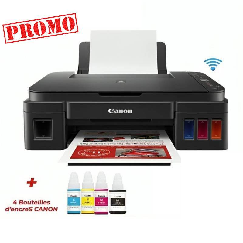 Imprimante à Réservoir Intégré CANON Pixma G3410 3en1 WIFI Couleur - Canon