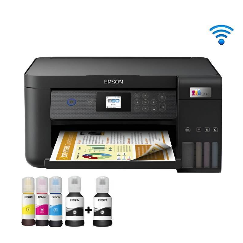Imprimante EPSON ECOTANK L4260 3En1 à Réservoir Intégré Wifi Couleur - Epson