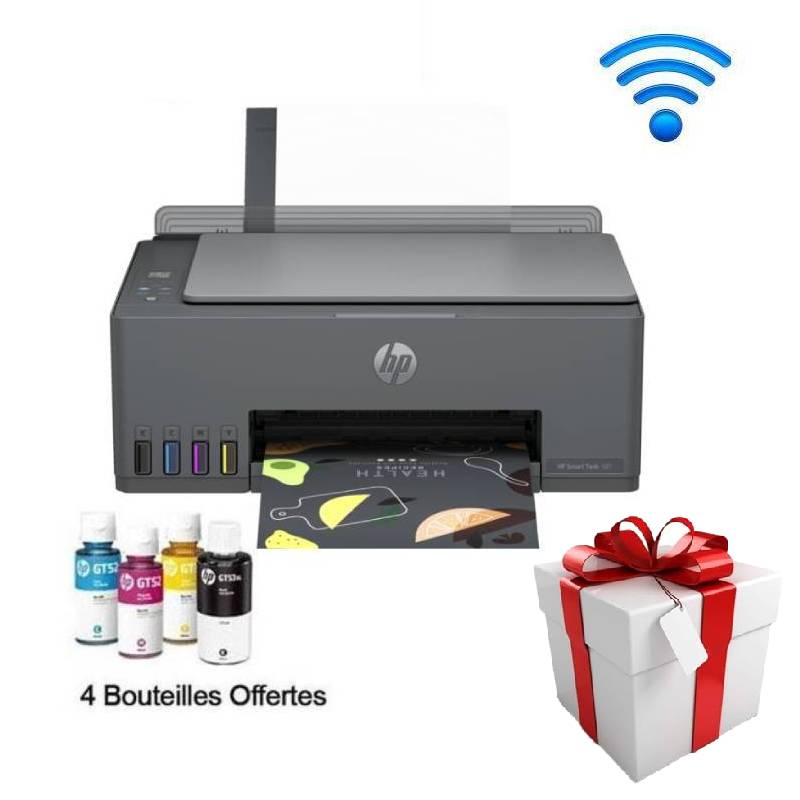 Imprimante HP Smart Tank 581 à Réservoir intégré Couleur WIFI 3EN1 - HP