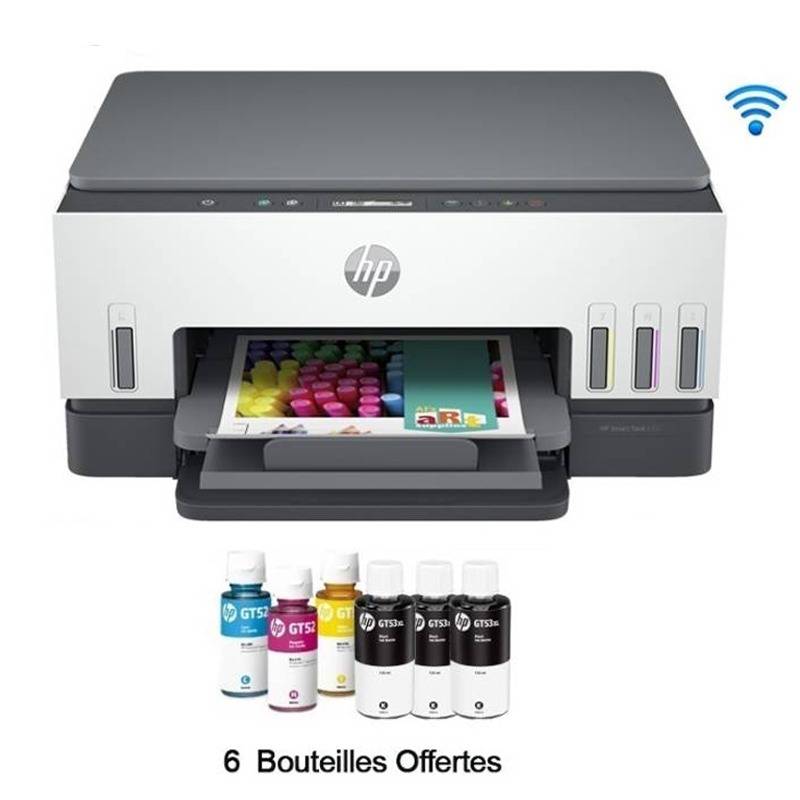 HP Smart Tank 670 à Réservoir Intégré Wifi 3en1 Couleur - HP