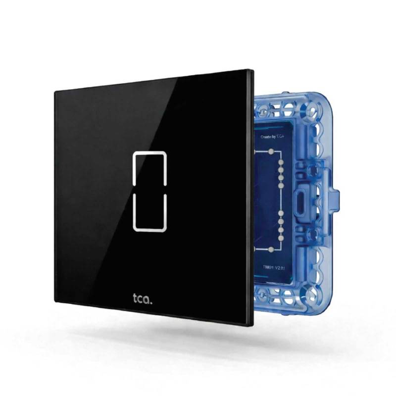 Interrupteur Intelligent TCA TI801 WiFi Smart - Noir - TCA