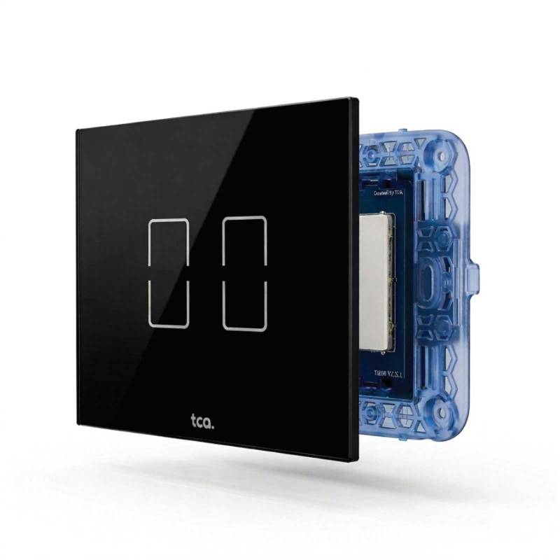 Interrupteur Intelligent TCA TI802 WiFi Smart - Noir - TCA