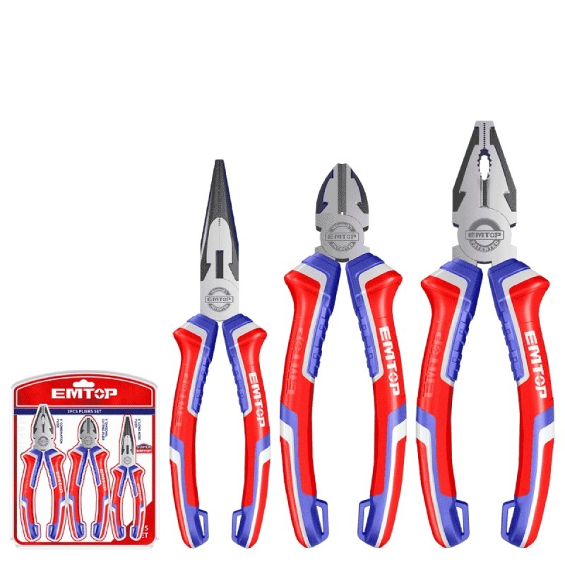 JEU DE 3 PINCES UNIV8/L-NEZ6/COUPE6 EMTOP EPLS0311