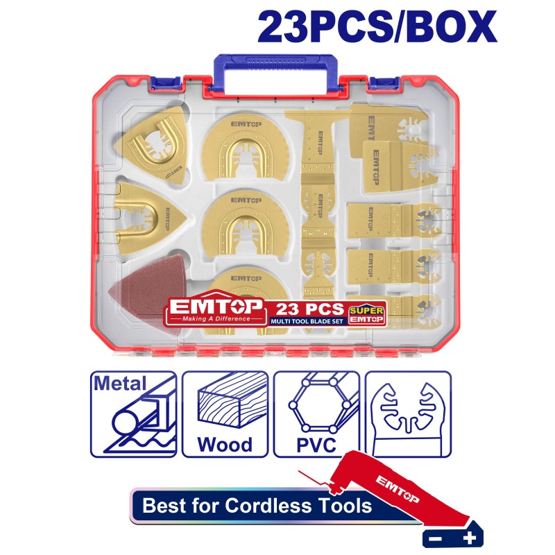 Jeu de lames EMTOP multifonctions EMTB2301