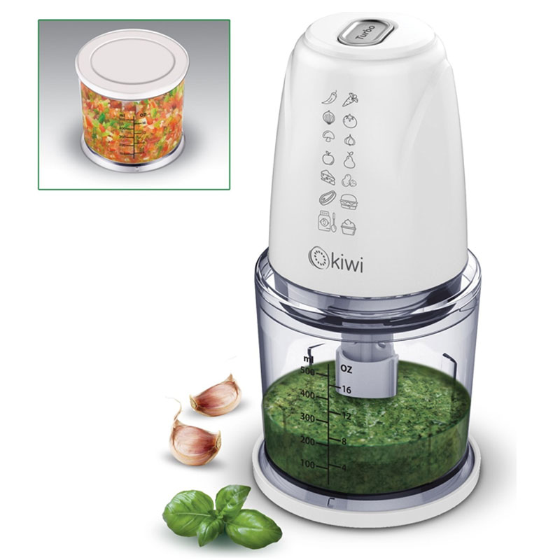 Mini Hachoir KIWI KC-8209 260W - Blanc