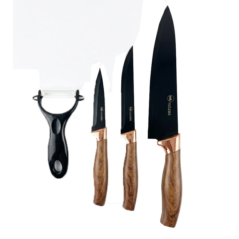 Set De Cuisine Professionnel YUGAWA 4 Pièces - Bois - 6497