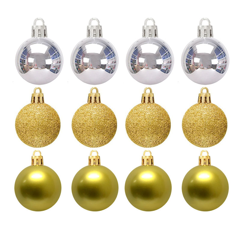 Coffret De Boules de Décoration Petit Model Pour Sapin (KM913)