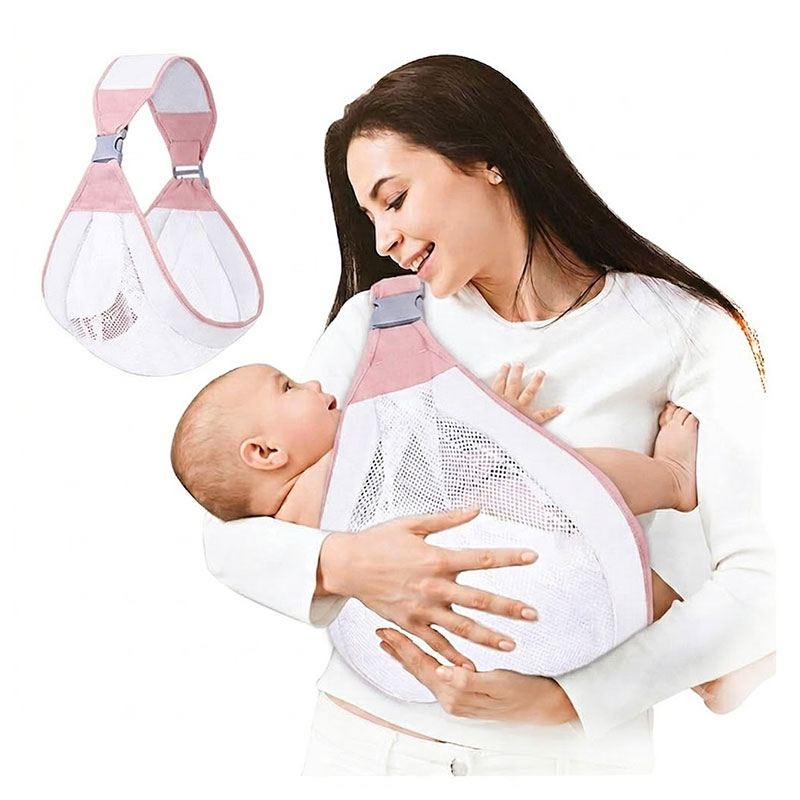 Porte-bébé BABY SLING à Bandoulière - Rose