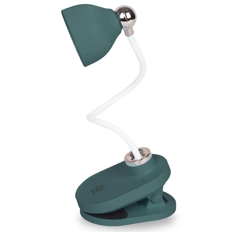 Lampe de Bureau LED Petit Modèle Avec Pince - Vert