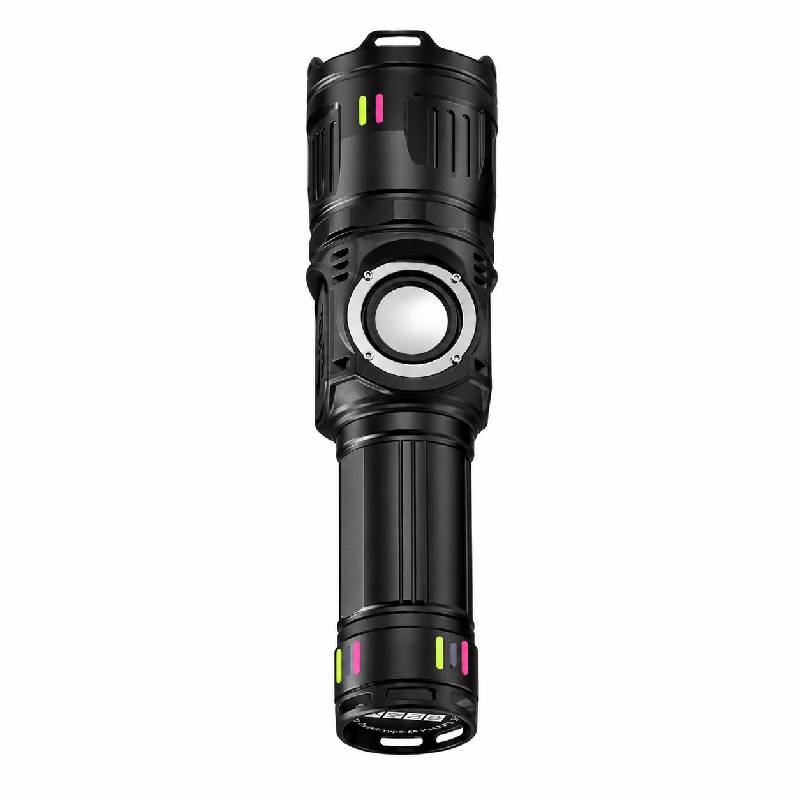 Lampe Torche LED Rechargeable TX-5250B avec Bluetooth - Noir