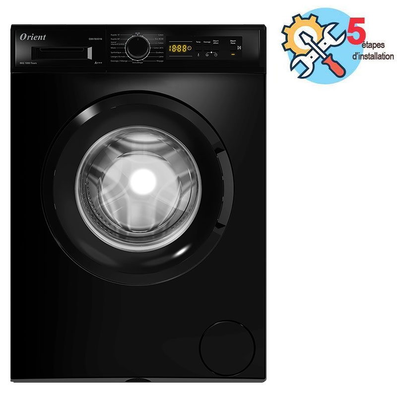 Frontal ORIENT OW-F8V01N 8Kg - Noir - ORIENT
