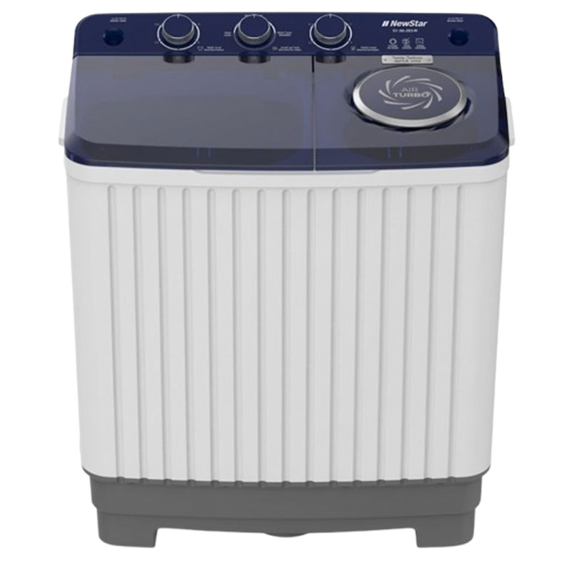 Lave Linge Semi Automatique Top NEWSTAR DT080-110 8Kg - Bleu & Noir