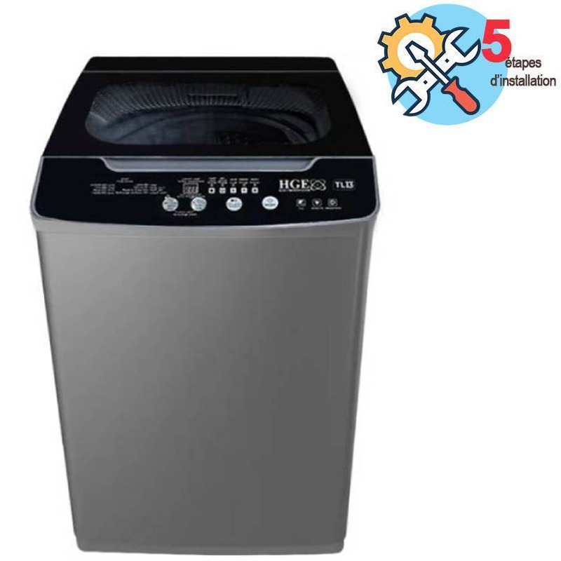 Lave linge Top HGE TL11 11kg - Silver