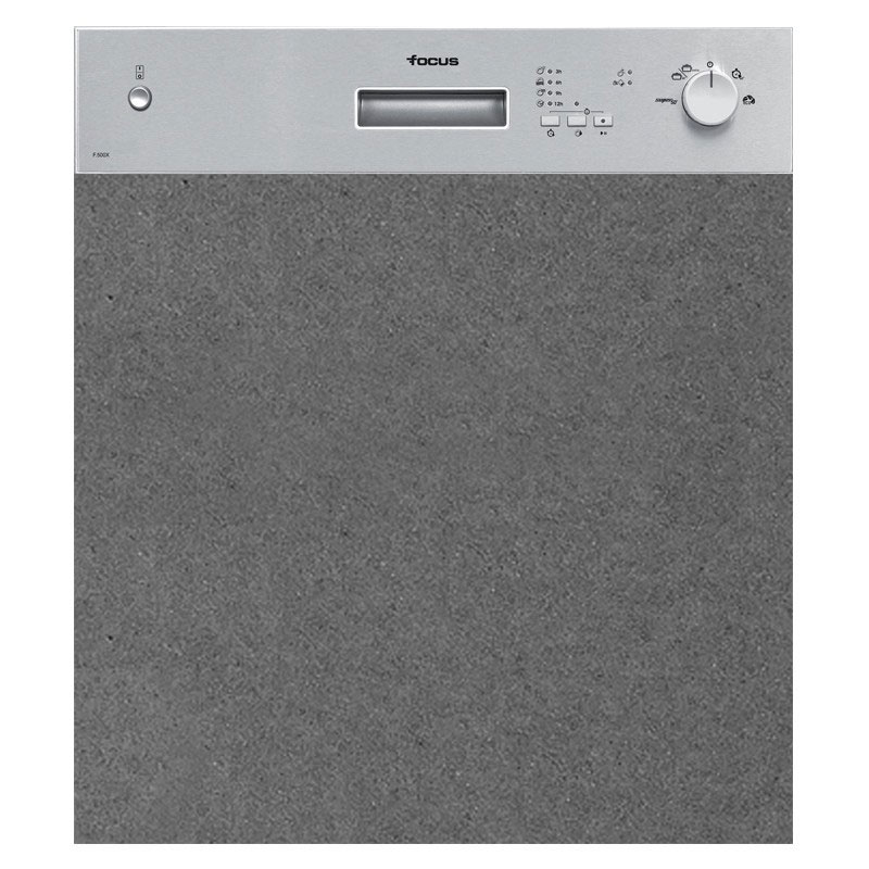 Lave Vaisselle Semi Encastrable FOCUS F500X 12 Couverts - Inox - Focus