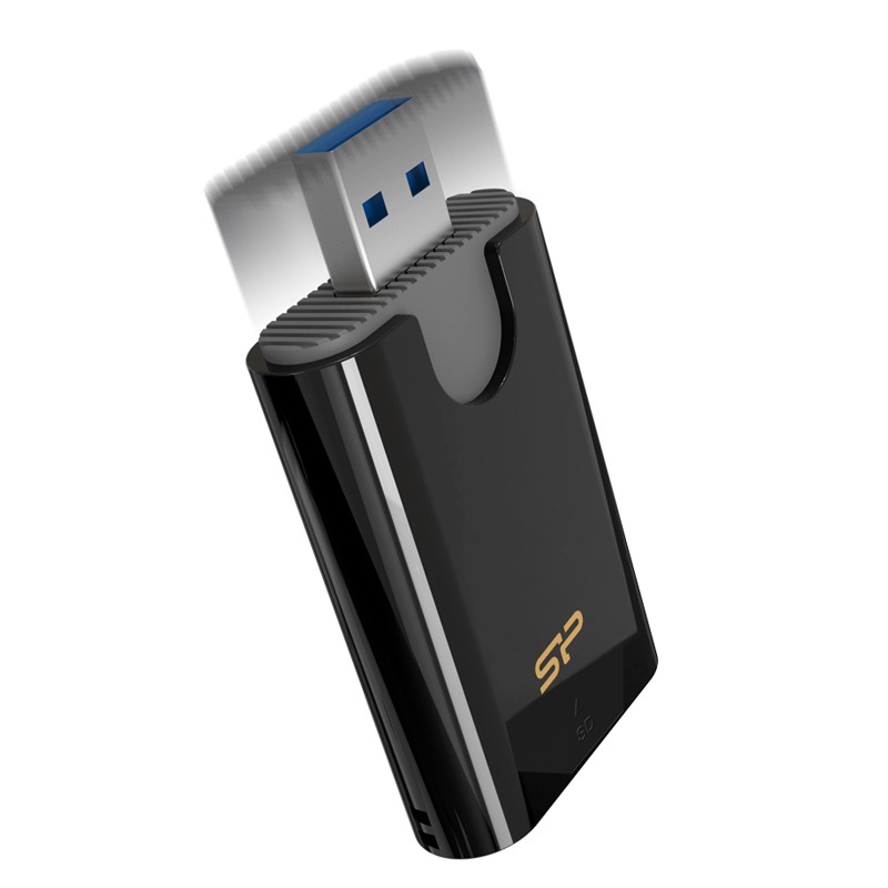 Lecteur De Carte Mémoire SILICON POWER USB Type-A (USB 3.2 Gen 1) - Noir