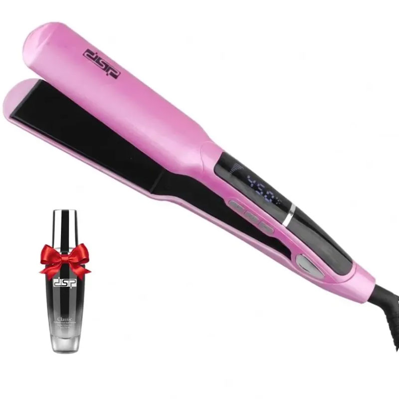 Lisseur Cheveux DSP G-10003 450°F Violet avec Sérum - DSP