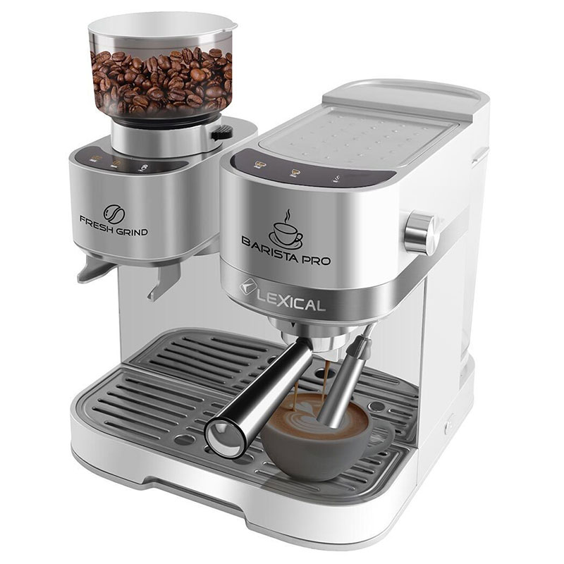 Machine à Café Expresso LEXICAL LEM-0633 1600W - Silver - LEXICAL