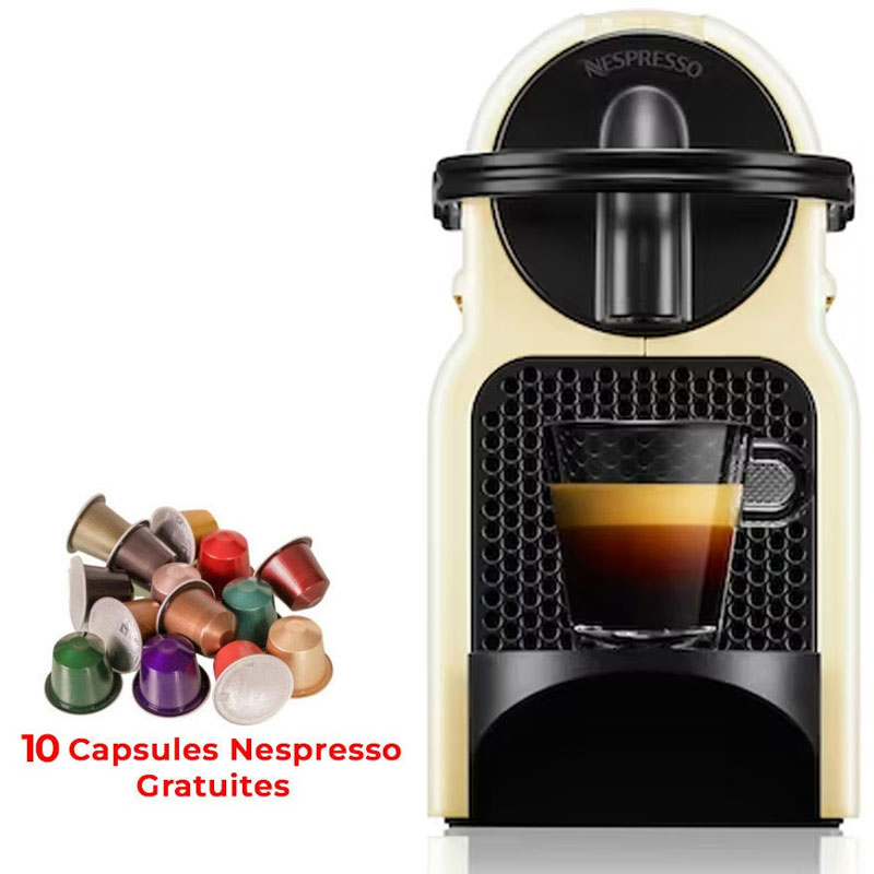 Machine à Café NESPRESSO Inissia D40 1200W - Crème