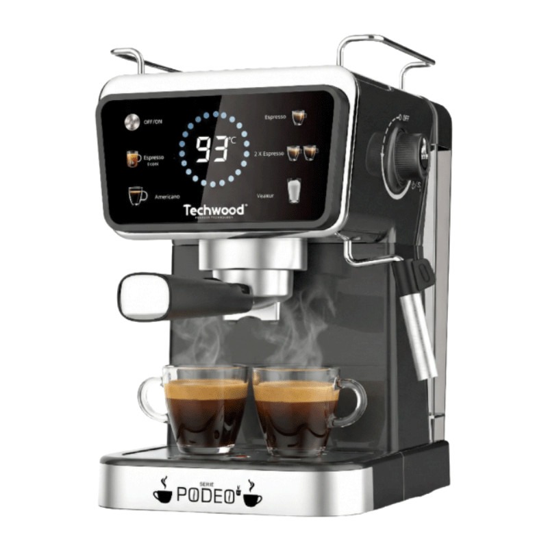 Machine Expresso TECHWOOD TCA-1386EXN 1350W -Noir - TECHWOOD