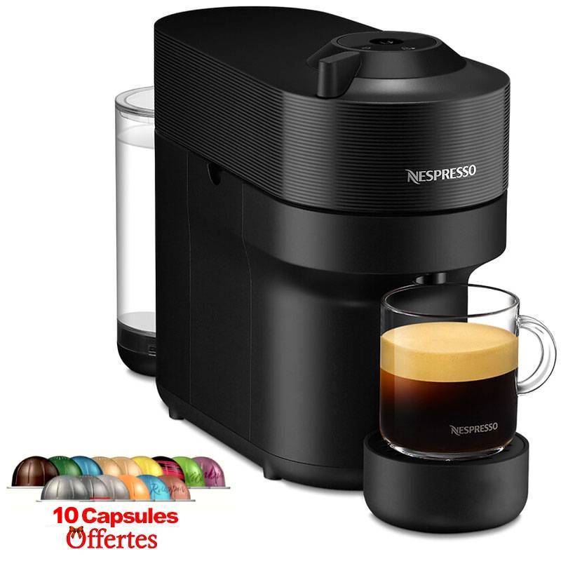 Machine à Café NESPRESSO Vertuo Pop 0.6L - Noir