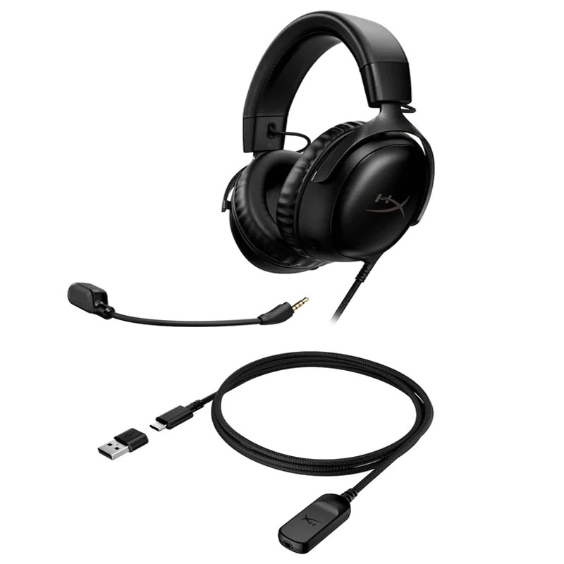 Micro Casque Filaire Gamer HyperX CLOUD III - Noir - HyperX