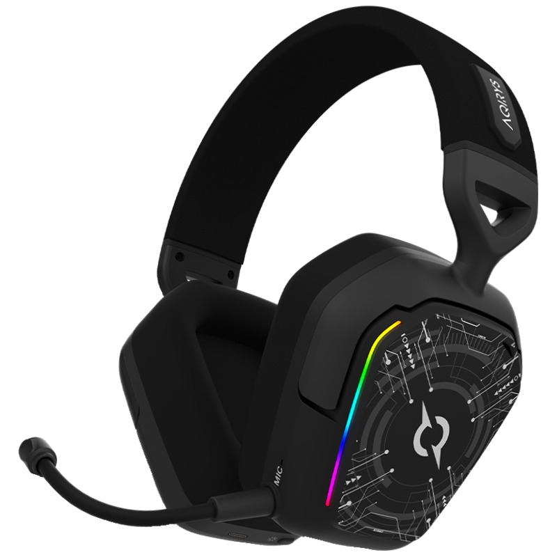 Micro Casque Gamer Sans Fil AQIRYS ALNAIR - Noir