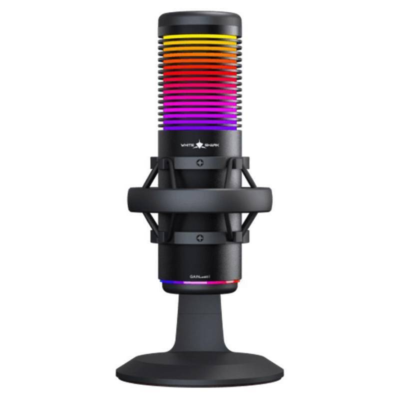 Microphone Gamer WHITE SHARK Ektara - Noir