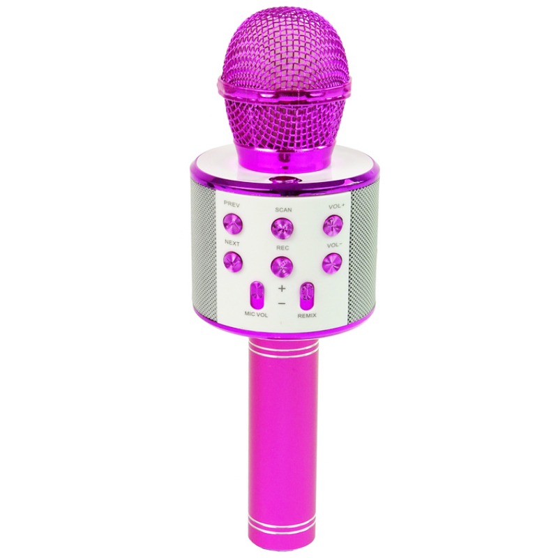 Microphone Karaoké Sans Fil WS-858 KTV - Rose