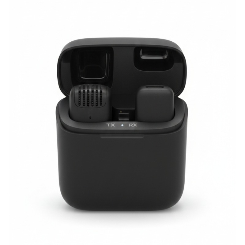 Microphone Sans fil Numérique Double Lightning Type C -Blanc