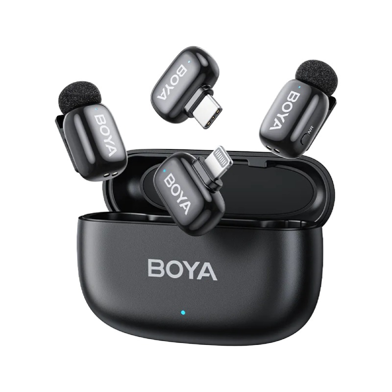 Microphone Sans Fil Type-C BOYA Wireless BY-MINI - Noir - 8549