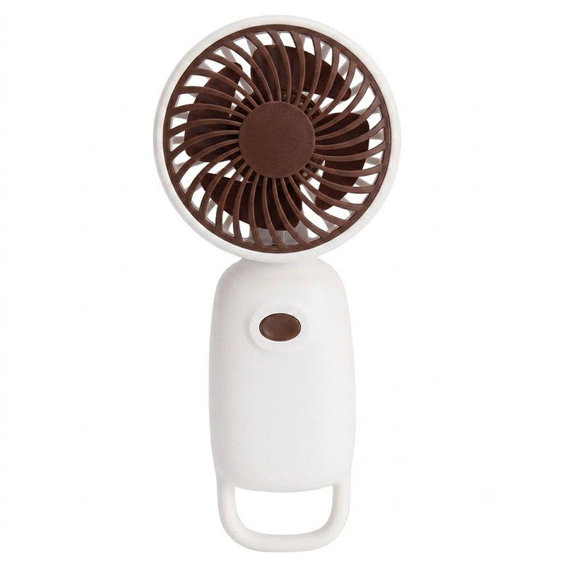 Mini ventilateur à main Rechargeable - Marron