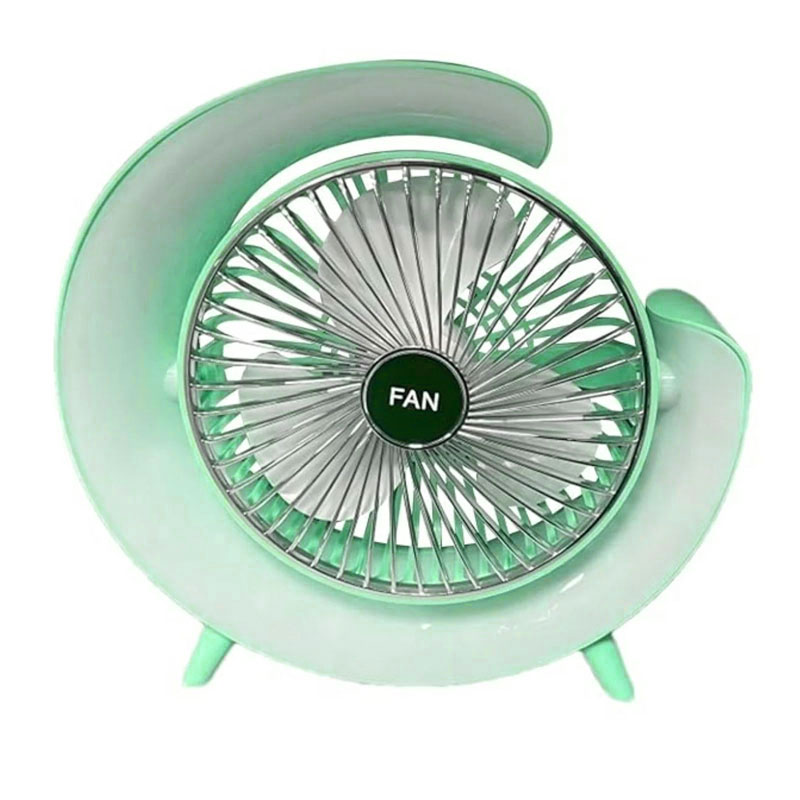 Mini Ventilateur de bureau LED - Vert
