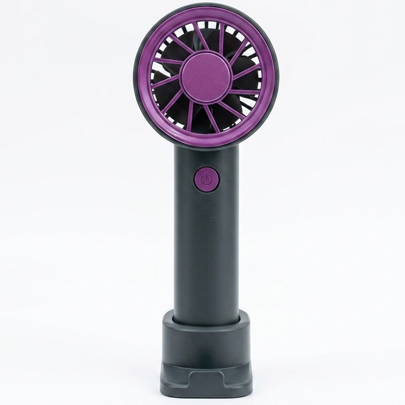Mini Ventilateur Portable 6841 avec support - Gris