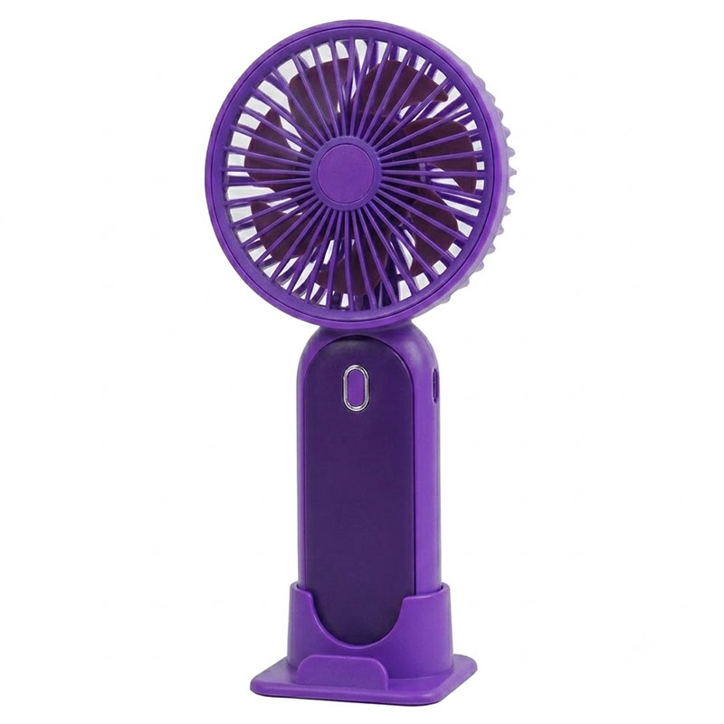 Mini ventilateur à main Rechargeable USB - Violet