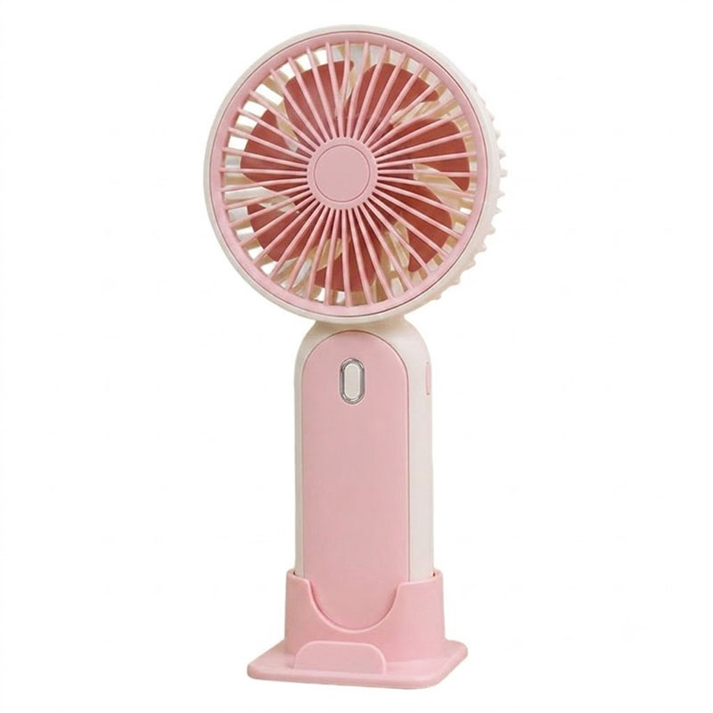 Mini ventilateur à main Rechargeable USB - Rose