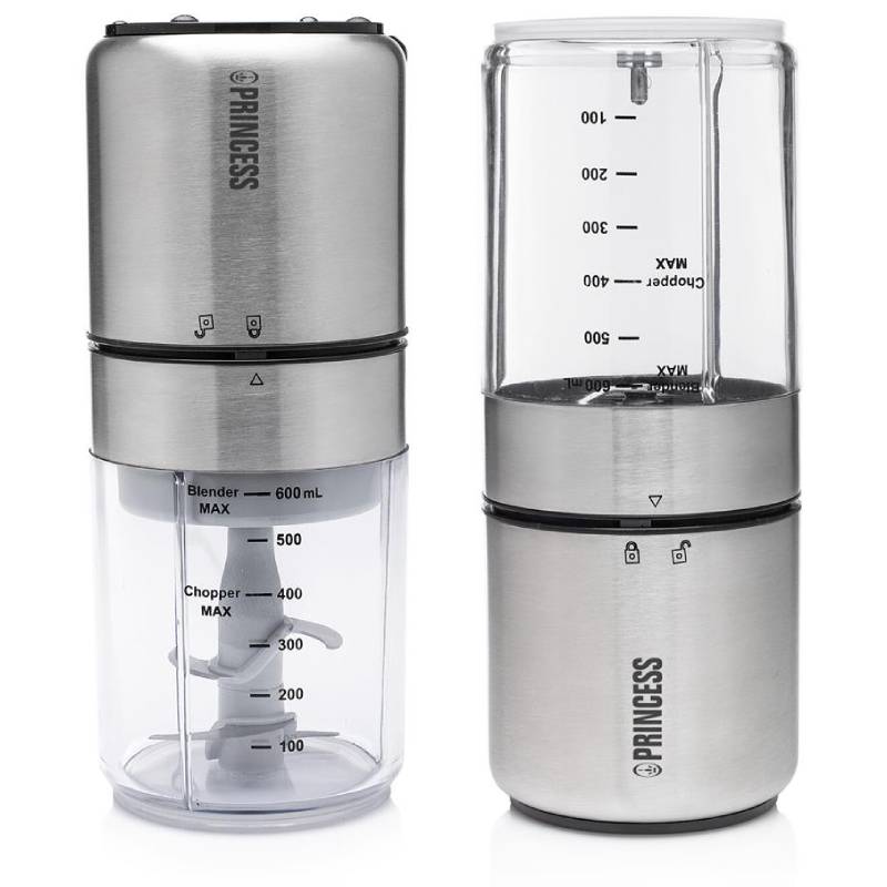 Mini Hachoir & Blender PRINCESS 221080 350W - Inox