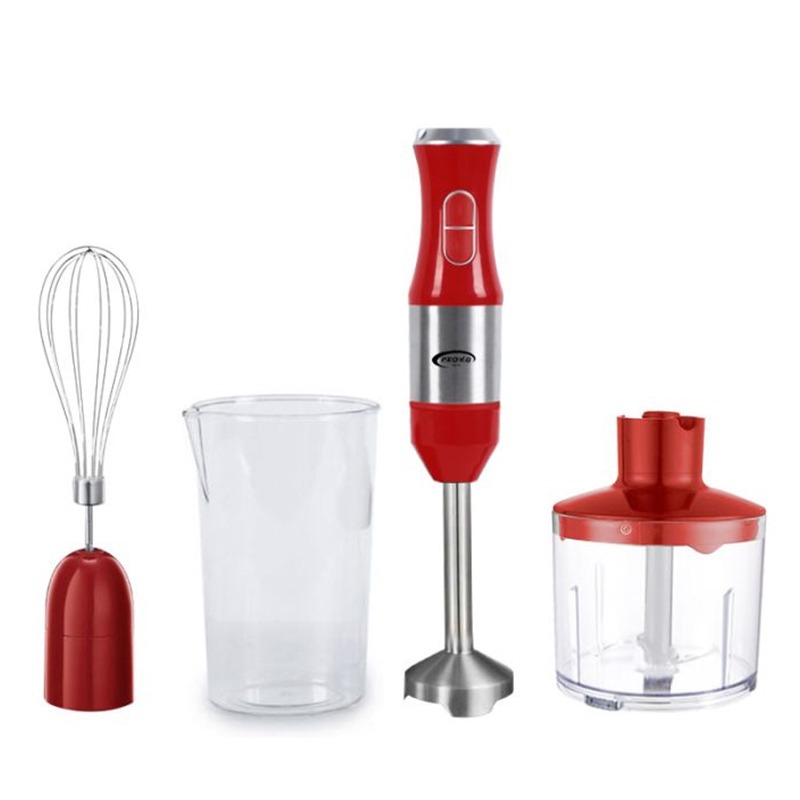 Mixeur 4EN1 PROVA PE-1053 600W - Rouge - PROVA
