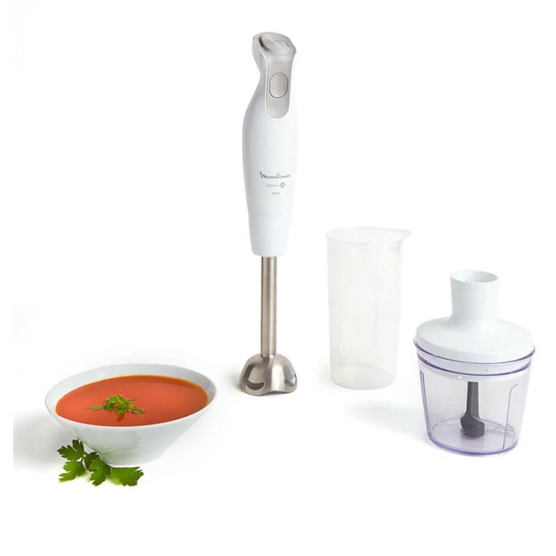 Mixeur Plongeant 3EN1 MOULINEX DD552110 600W - Blanc - Moulinex