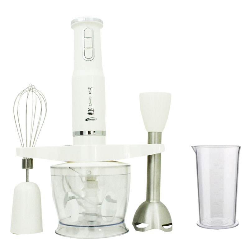 Mixeur Plongeant 4EN1 FLORENCE HK-335 600W - Blanc