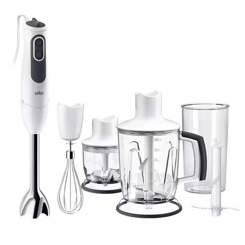 Mixeur Plongeant BRAUN 5en1 MQ3145WH 750W - Blanc - Braun