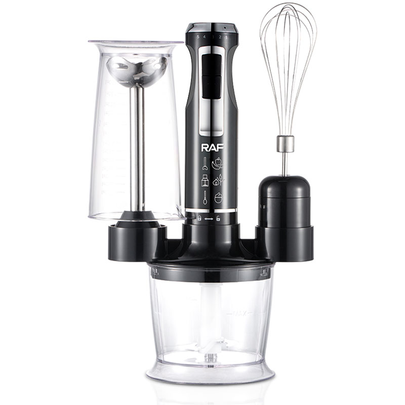 Mixeur Plongeant 4EN1 RAF R-3010 1600W - Noir - RAF