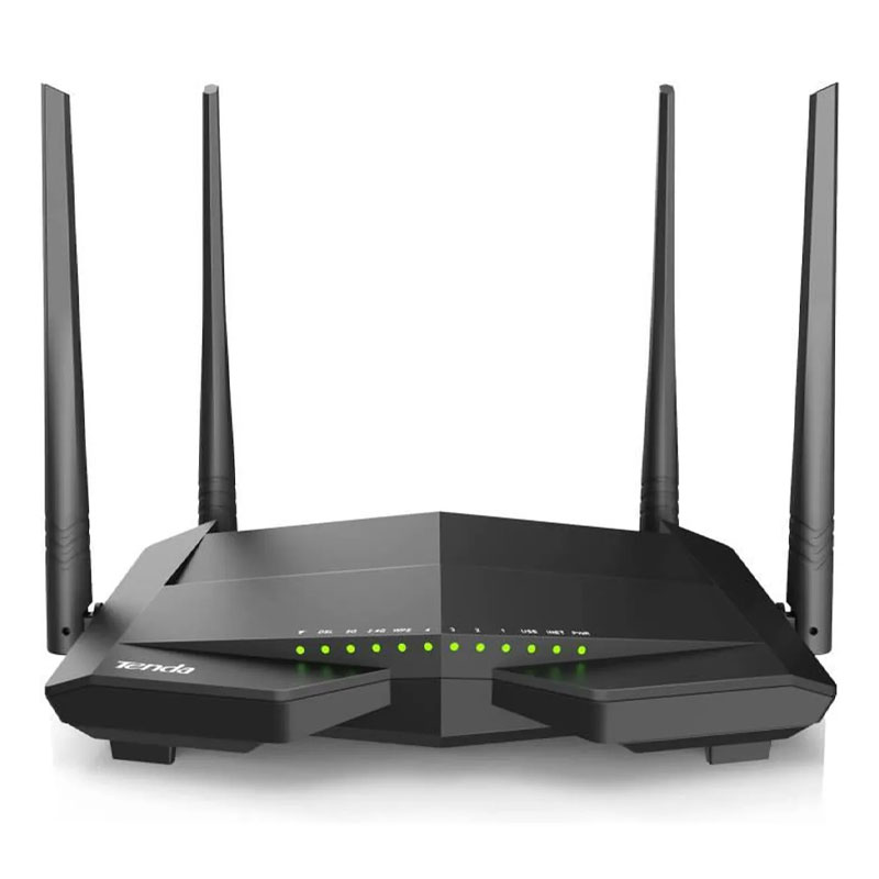 Modem-routeur TENDA V12 AC1200 Dualband Wi-Fi Gigabit VDSL/ADSL - Noir(V12)